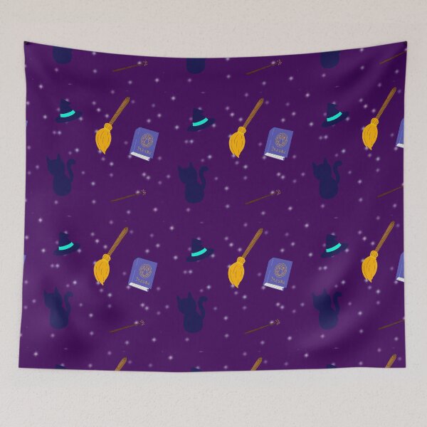 Item preview, Magic Pattern - Dark purple background designed and sold by Daisy-Workshop.