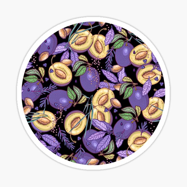 Item preview, Purple plum garden. designed and sold by smalldrawing.