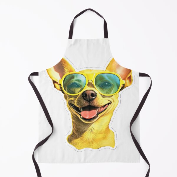 Item preview, Fu nny dog in yellow glasses designed and sold by abmkf.