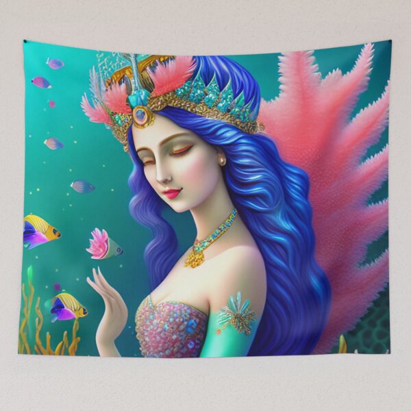 Item preview, Mermaid Water Goddess designed and sold by KirstenStar.