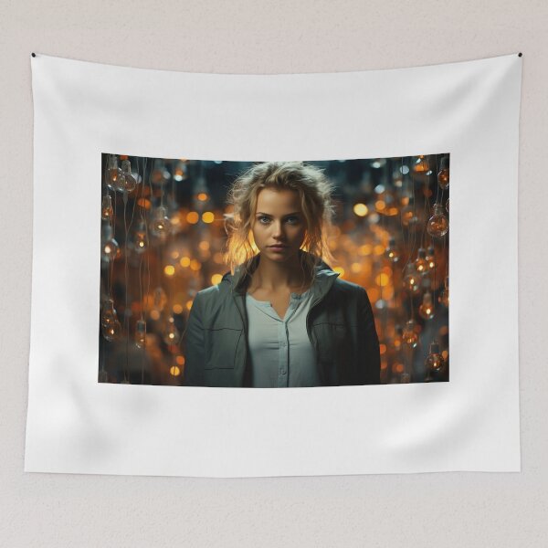 Item preview, Ethical (Systems) Lady Hacker at Work designed and sold by TheBrainArt.