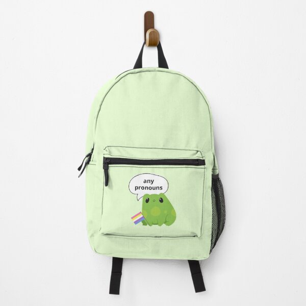 Item preview, Frog Bigender Any Pronouns designed and sold by Furia LGBTQ+ Accessories.