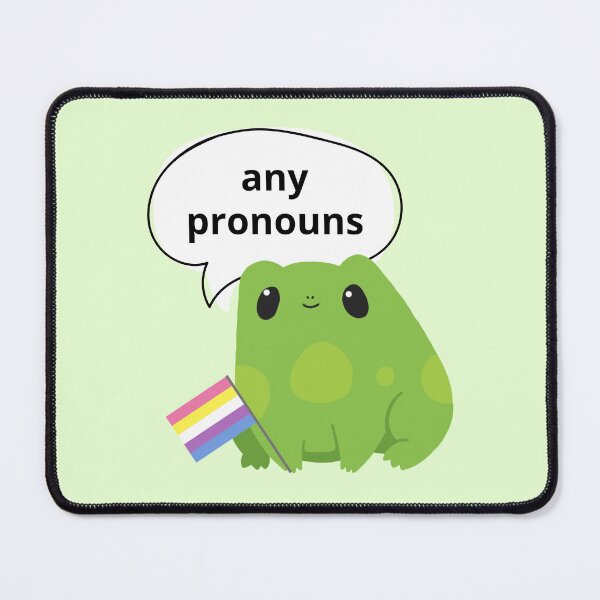 Item preview, Frog Bigender Any Pronouns designed and sold by Furia LGBTQ+ Accessories.