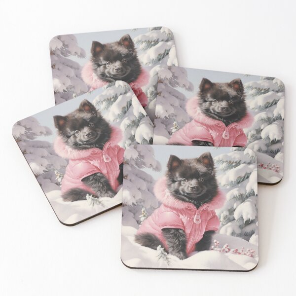 Item preview, Schipperke Painting designed and sold by Nocturne  Paws.