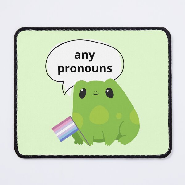 Item preview, Frog Bigender Any Pronouns designed and sold by Furia LGBTQ+ Accessories.