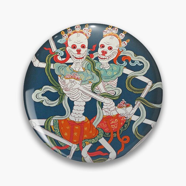 Item preview, Citipati Tibetan Skeleton Dancers Cemetary Gaurdians designed and sold by GuyBlank.