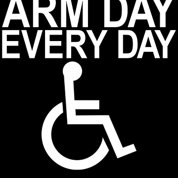 Vorschaubild zum Design Handicapped Arm Day Every Day Handicapped Disabled Gear von DynamicDesign