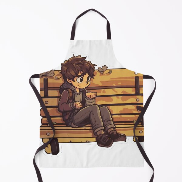 Item preview, Boy sitting on a bench designed and sold by abmkf.