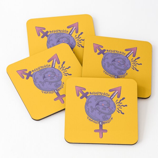 Item preview, Transfeminist resistance - Yellow background designed and sold by Hecate Kamikaze.