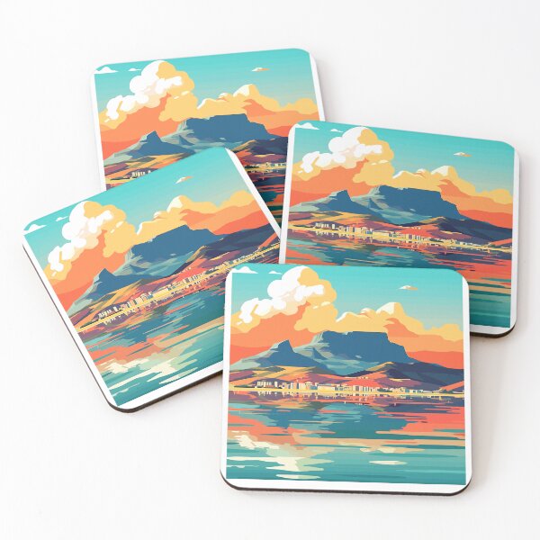 Item preview, Cape Town - South Africa Travel Print - TP038 designed and sold by StudioRedKoala.