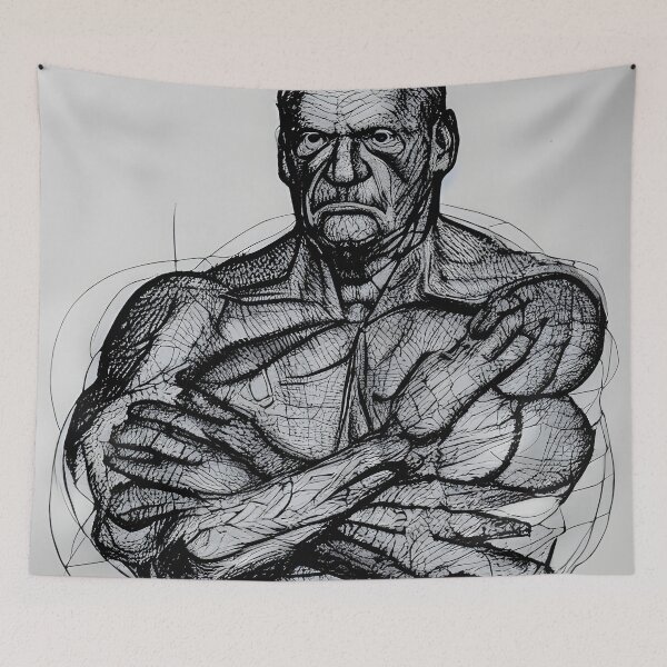 Item preview, Lineart in the style of famous art No. 7 designed and sold by CRAFTER-MEDIA.