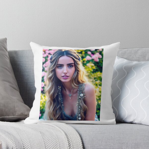 Item preview, Lovely portrait of a beautiful woman in the garden AI designed and sold by dmsa.