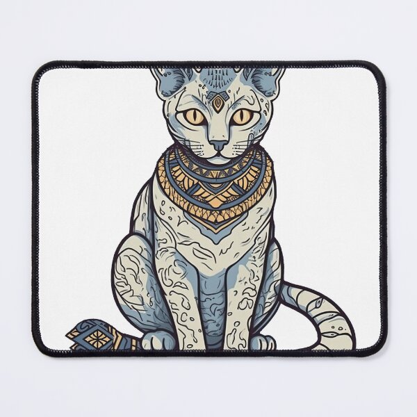 Item preview, Bronze Graceful Mau Egyptian Cat Breed Design, Sleek & Playful Feline Lover's Activity Theme designed and sold by DooodleGod.