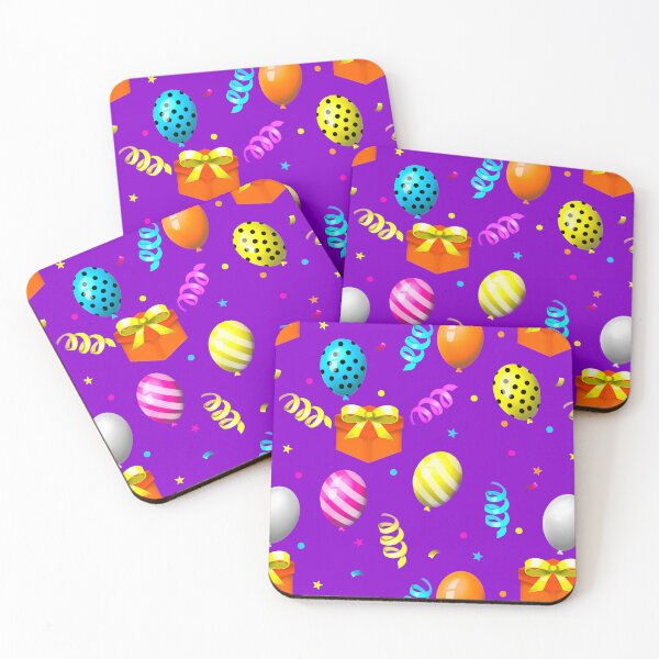 Item preview, Birthday, balloons, gifts, confetti designed and sold by TalkingWallsGe.