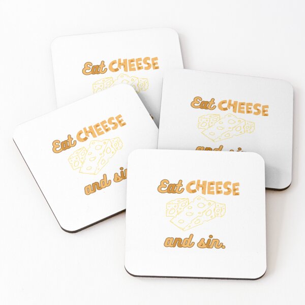 Item preview, Eat CHEESE and sin. designed and sold by MyStickeroonies.