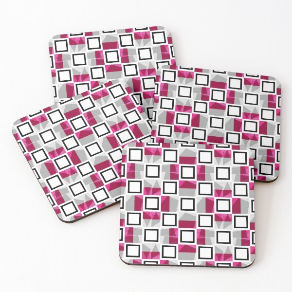Item preview, Geometric Raspberry designed and sold by MarshallWild.