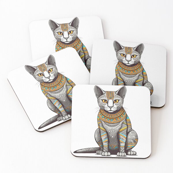 Item preview, Mau Design: Mythical Feline Art for Cat designed and sold by DooodleGod.