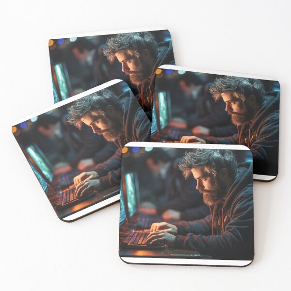 Item preview, Ethical (Systems) Hacker at Work designed and sold by TheBrainArt.