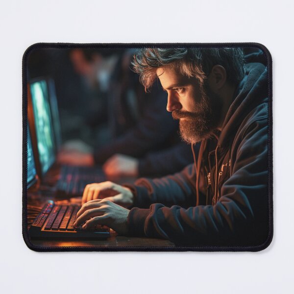 Item preview, Ethical (Systems) Hacker at Work designed and sold by TheBrainArt.