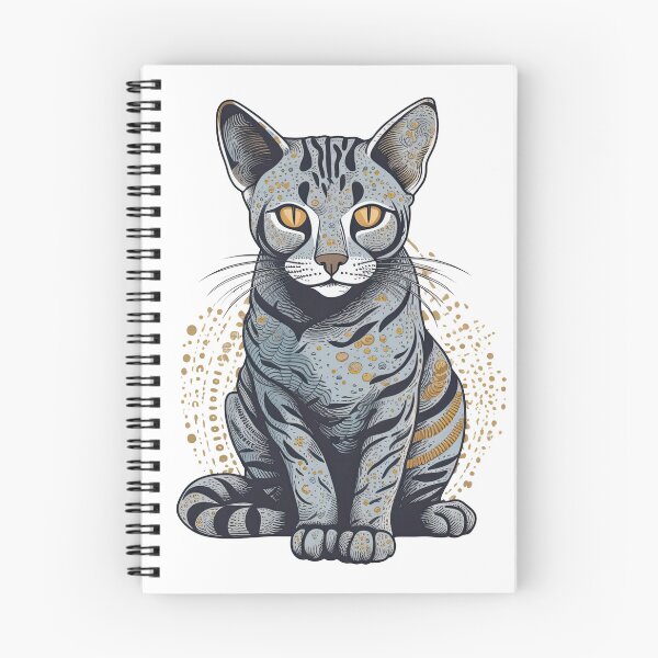 Item preview, Mau Designs: Egyptian Mau Breed Graphic Design Prints & designed and sold by DooodleGod.