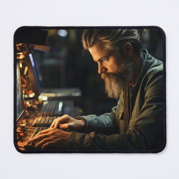 Item preview, Ethical (Systems) Hacker at Work designed and sold by TheBrainArt.