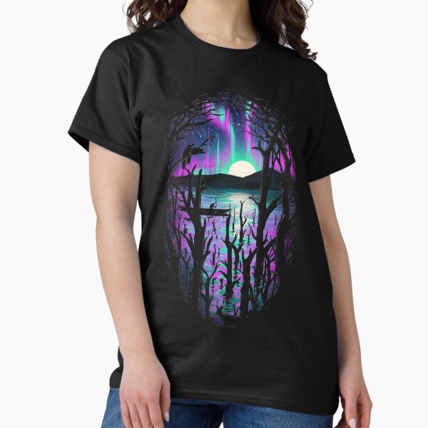 noche con aurora Camiseta clásica
