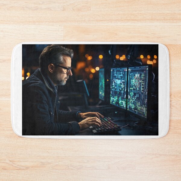 Item preview, Ethical (Systems) Hacker at Work designed and sold by TheBrainArt.