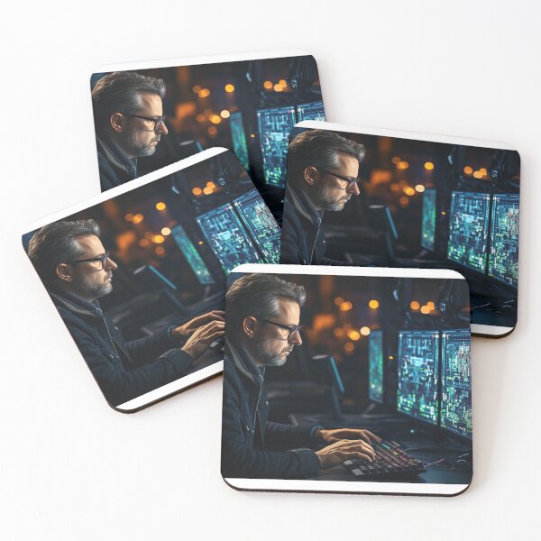 Item preview, Ethical (Systems) Hacker at Work designed and sold by TheBrainArt.