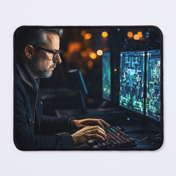 Item preview, Ethical (Systems) Hacker at Work designed and sold by TheBrainArt.