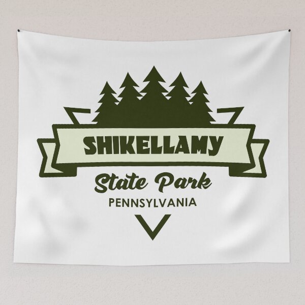 Item preview, Shikellamy State Park Pennsylvania Trees And Ribbon designed and sold by bivenart.