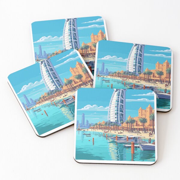 Item preview, Dubai - United Arab Emirates Travel Print - TP039 designed and sold by StudioRedKoala.