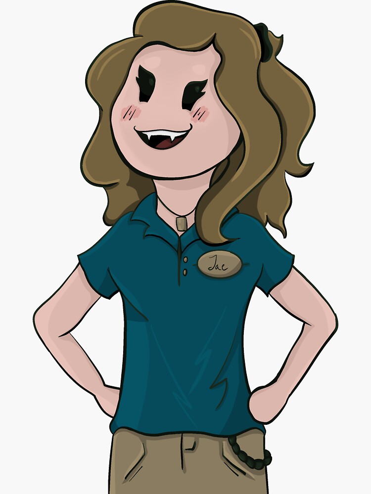Thumbnail 3 of 3, Sticker, Park Employee designed and sold by D00dleDucky.