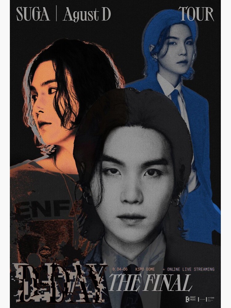 agust d d-day album  Poster for Sale by kayy-r28