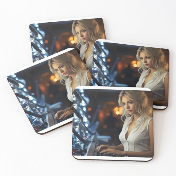 Item preview, Ethical (Systems) Lady Hacker at Work designed and sold by TheBrainArt.