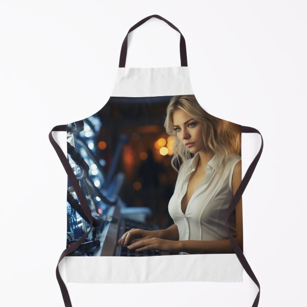Item preview, Ethical (Systems) Lady Hacker at Work designed and sold by TheBrainArt.
