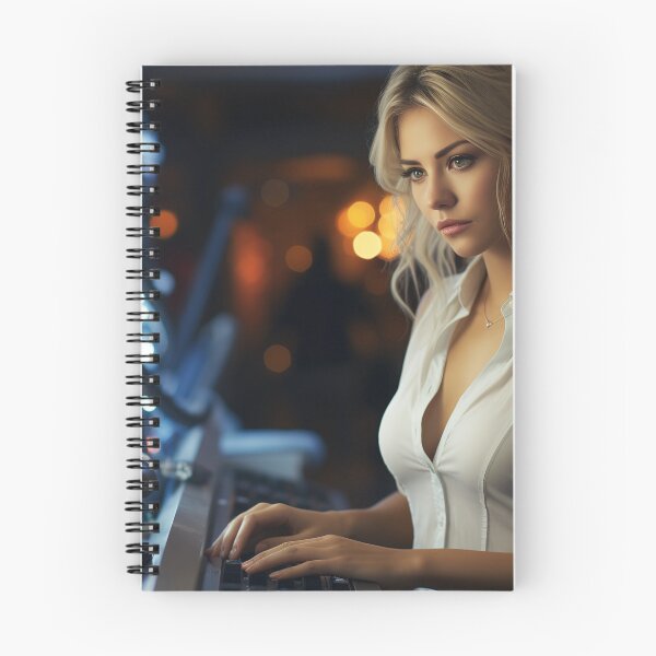 Item preview, Ethical (Systems) Lady Hacker at Work designed and sold by TheBrainArt.