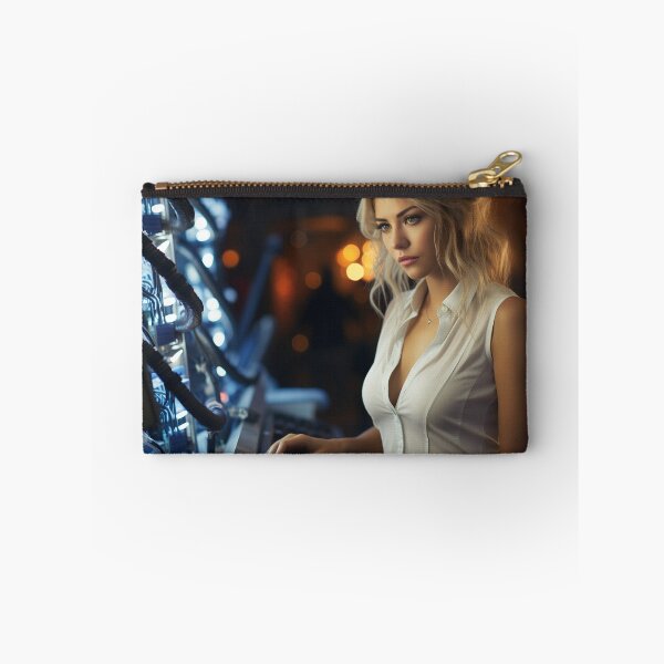 Item preview, Ethical (Systems) Lady Hacker at Work designed and sold by TheBrainArt.