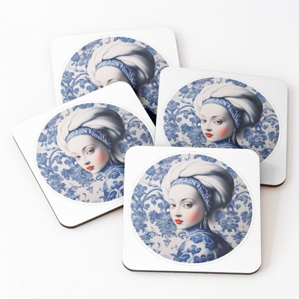 Item preview, Girl with bright blush on porcelain designed and sold by abmkf.