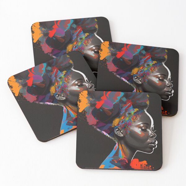 Item preview, Womens Rights Abstract Black Woman Artwork Afrocentric designed and sold by MartynGrey.