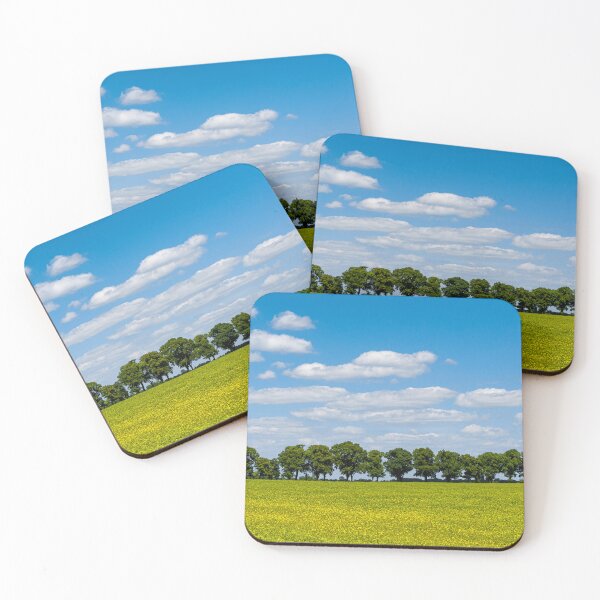 Item preview, Serene Fields of Rapeseed and Trees designed and sold by Visual-Elixir.