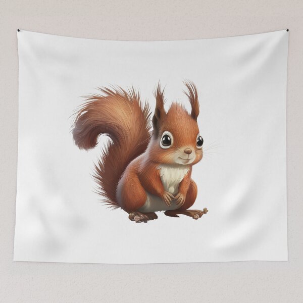 Item preview, Cute red squirrel designed and sold by naturemenagerie.