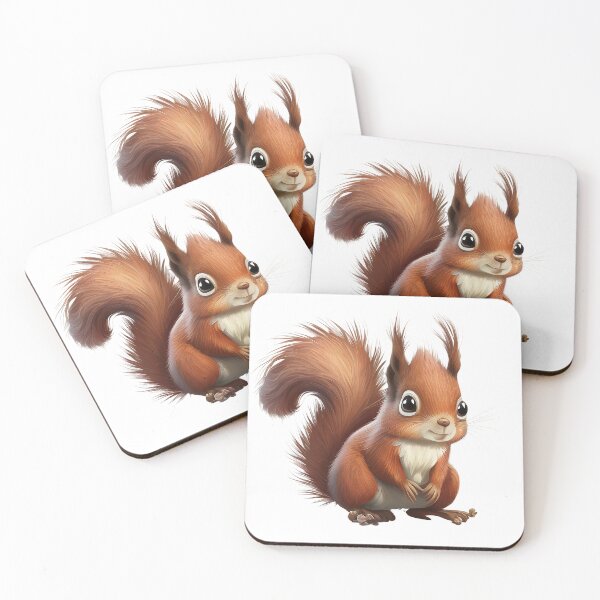 Item preview, Cute red squirrel designed and sold by naturemenagerie.
