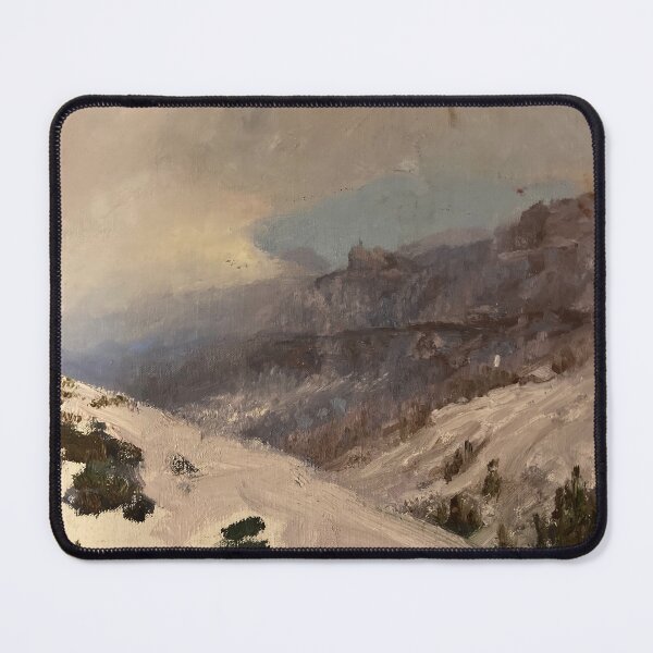Item preview, Snowy Mountains Oil on Canvas designed and sold by GalleryDigitals.