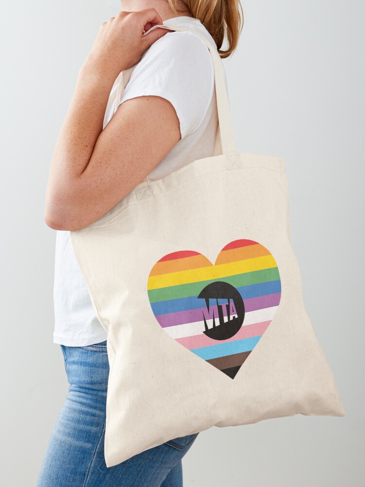 LGBTQ+ Pride Tote, Custom Painted Tote Bag, LGBT Pride Gift Bag