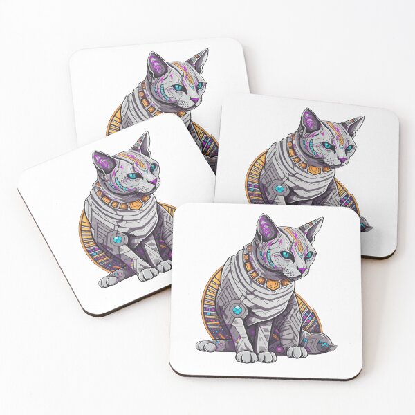 Item preview, Egyptian Mau with High-Tech designed and sold by DooodleGod.