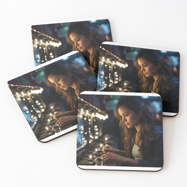 Item preview, Ethical (Systems) Lady Hacker at Work designed and sold by TheBrainArt.