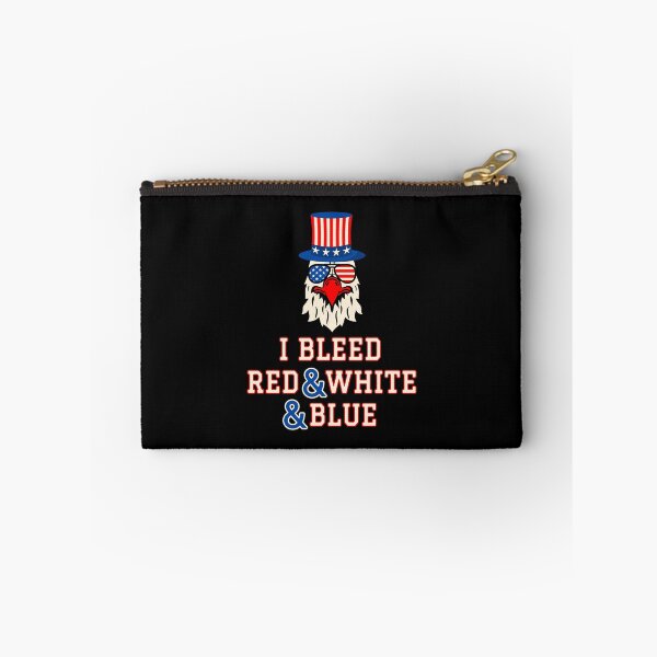 Item preview, I Bleed Red White And Blue designed and sold by RockBeeDesigns.