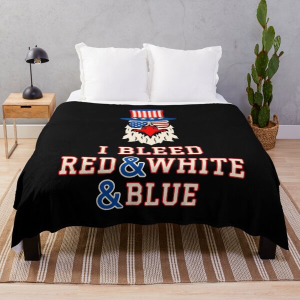 Item preview, I Bleed Red White And Blue designed and sold by RockBeeDesigns.