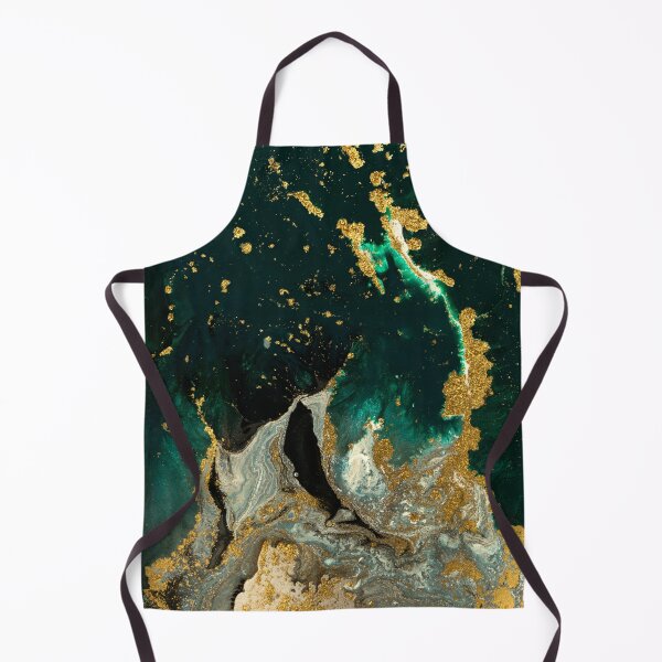 Artikelvorschau, Buntes Steinmuster aus grünem Schwarzgold entworfen und verkauft von Yiorgos Designs.