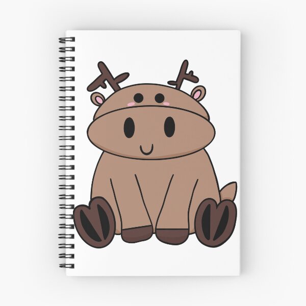 Item preview, Cute Sitting Moose designed and sold by katherineeexoxo.